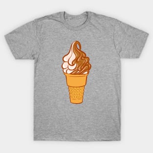 Soft Serve Twist Ice Cream Cone T-Shirt